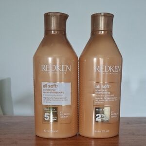 Redken All Soft Shampoo and Conditioner Set 16.9OZ